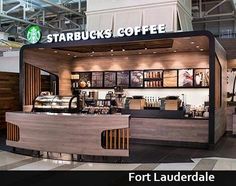 a starbucks coffee shop with the words fort lauderdale on it