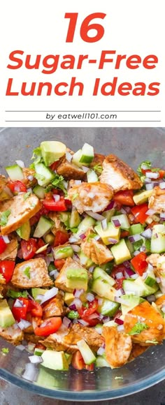 Lunch For Diabetics Meal Ideas, Healthy Lunches For Diabetics, Prediabetic Lunches, The Foodie 101, Low Carb Low Sugar Lunch Ideas, No Added Sugar Dinner Recipes, Zero Added Sugar Recipes, Carb Free Sugar Free Meals, Zero Sugar Zero Carb Meals