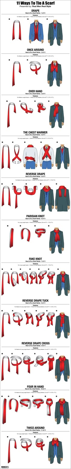 How To Tie A Scarf Chart – 11 Masculine Ways To Tie Scarves (via @@Antonio Covelo Covelo Covelo Covelo Covelo Covelo Covelo Centeno) Ways To Tie Scarves, Tie A Scarf, Wear A Scarf, How To Wear A Scarf, Man Fashion, Sharp Dressed Man, Scarf Tying, Men Style Tips, How To Wear Scarves