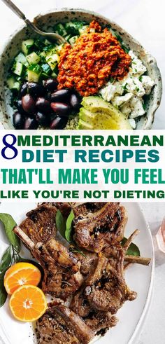 I can’t wait to try these Mediterranean Diet recipes. They look so easy and delicious. | Mediterranean Diet | Mediterranean Recipes | #Mediterraneandiet #mediterraneandietrecipes #mediterraneanfood Medeterian Diet, Meditterean Diet, Special Diet Recipes, Mediterranean Foods, Mediterranean Meals, Blood Type Diet