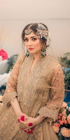 Nikkah Brides, Pakistani Brides, Nikah Ceremony, Sara Khan, Eastern Dresses, Pakistani Women Dresses, Reception Dresses, Walima Dress