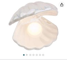 an image of a light that is in the shape of a shell