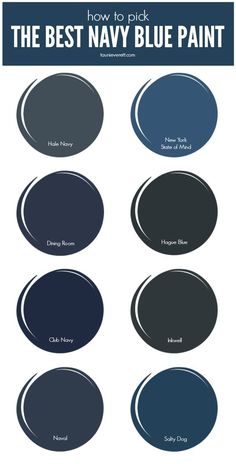 the best navy blue paint colors