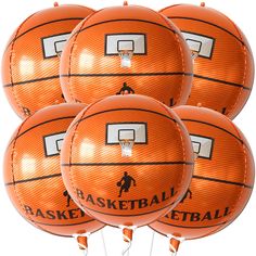 PRICES MAY VARY. SCORE A POINT WITH THIS BASKETBALL MYLAR BALLOONS : Let your heart race with anticipation for these Large Basketball balloons or basketball party supplies that will make your homecoming decorations 2023 or sports balloons party standout. These basketball birthday balloons sets can be backdrop for basketball themed party, hanging balls, photo props, table decor. Perfect for Sport Birthday Party Decorations, senior night decorations and homecoming basketball ballons decorations. L Senior Night Decorations, Basketball Party Decor, Basketball Balloons, Basketball Party Decorations, Basketball Theme Birthday, Basketball Party Favors, Basketball Senior Night, Homecoming Decorations, Basketball Theme Party