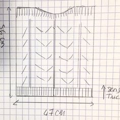 a drawing of a dress pattern with measurements