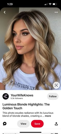 Crishell Hair, Dimensional Blonde With Money Piece, Girls Haircuts, Teen Activities, Curled Hairstyles For Medium Hair, Goldie Locks, Beautiful Brown Hair, Balayage Long Hair, Cute Hair Colors