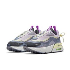 Nike Air Max Furyosa Venice CZ4149-400 Nike Air Max Furyosa, 90s Running, Chunky Twists, Pastel Lavender, Modern Shoes, Air Max Women, Colorful Shoes, New Nike Air, Lavender Color