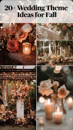 Embrace the enchantment of autumn with a Romantic Garden Party, where nature’s beauty meets timeless elegance under the golden hues of fall foliage. Fall Elopement Decor, Wedding In November Ideas, Timeless Fall Wedding Colors, Fall Wedding Indoor Ceremony, Fall Wedding Venues Indoor, Autumn Fairytale Wedding, Copper And Sage Green Wedding, Autumn Wedding Reception Decorations, Fall Fantasy Wedding