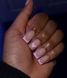 Nail For 13 Year, Back To School Nails Short Acrylic, Nails For Freshman Year, Short B Day Nails, Nails For Sixth Graders, Freshman Nail Ideas, Cute Short Nails For Kids, Nail Ideas For 6th Grade, Teenager Nail Ideas