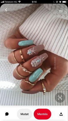 Fantastic Nails, Western Nails, Boho Nails, Hot Nails, Coffin Nails Designs, Best Acrylic Nails, Cute Acrylic Nails, Acrylic Nail Designs