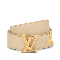 LOUIS VUITTON® - Pretty Lv 30mm Reversible Belt - Beige Luxury Designer Belts With Logo Plaque, Lv Belts, Lui Viton, Louis Vuitton Belt Women, Belt Louis Vuitton, Luxury Gucci Belt With Gold-tone Logo Plaque, Luxury Belts, Lv Belt, Reversible Belt