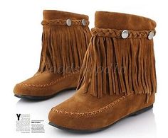 Tassel Fringe, Suede Ankle Boots, Fashion Flats, Cute Shoes, Boot Shoes Women, Moccasins, Faux Suede, All Products, Heeled Boots