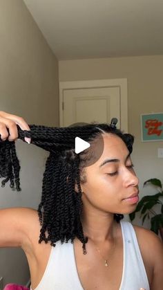 NaturallyCurly.com on Instagram: "It’s a mini-twists summer! 😎 ☀️ 🔅   Can we say @imanialexia_ is a certified mini-twist out queen? This creator gave us an updated mini-twist tutorial, and we’re loving it! Mini twists are a sustainable protective style that retains length and negates tension while giving you a versatile look.   Community, would you try this style? Let us know!!  #protectivestyles #naturalhairstyles #minitwists #twistout" Twist On Black Women Natural Hair, Twists Black Women Hair, Feed In Mini Twists, African Hair Twist Styles, Twist Out Styles Natural Hair 4c, Mini Twists Updo, Short Twist Extensions, Box Twists Natural Hair, Protective Twists For Natural Hair