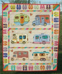 the facebook page has an image of a camper and trailer quilt on it