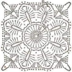 an image of a crochet doily pattern