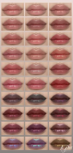 Female Lips, The Sims 4 Pc, Free Sims 4