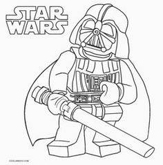 Lego Colouring, Starwars Sketch, Star Wars Coloring Sheet, Star Wars Coloring Pages, Star Wars Coloring Book, Star Wars Coloring, Lego Star Wars Party, Ninjago Coloring Pages