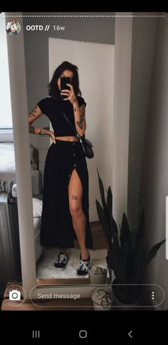 Look Grunge, Summer Goth, Mode Boho, Neue Outfits, Looks Black, Mode Inspo, Komplette Outfits, Edgy Outfits, Looks Style