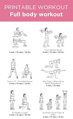 the printable workout guide for women