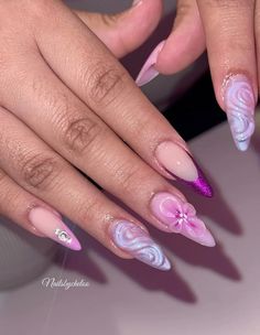 Practice Nails, Wedding Day Nails, Pop Art Nails, Bling Acrylic Nails, Nails 2024, Pink Acrylic Nails, Acrylic Nails Coffin, Lilac Color