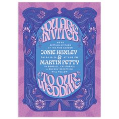 a poster for an event with the words, you're my wedding on it