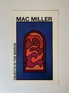 an image of mac miller poster on the wall