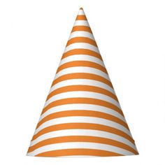 Halloween Orange Stripe Party Hat - stripes gifts cyo unique style White Fun Party Costume Hats And Headpieces, Fun White Costume Hats And Headpieces For Party, Playful White Party Hat, Party Hat Drawing, Hat Drawing, Hat Birthday, Hat Party, Pumpkin Party, Halloween Hats