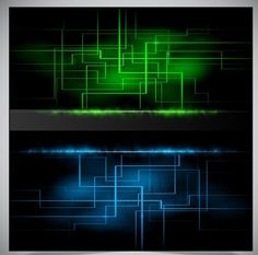 three different colored lines are shown in the dark and bright colors, one is green