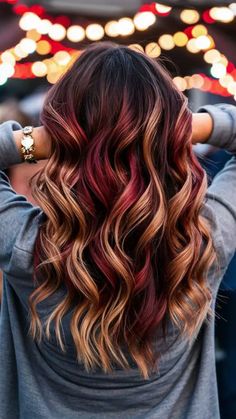 34 atemberaubende Herbst-Balayage-Ideen für Brünette, die du diese Saison ausprobieren solltest Money Piece Ideas, Fall Balayage Brunette, Brunette Ideas, Fall Red Hair, Red Hair Tips, Balayage Styles, Exotic Hair Color, Fall Balayage, Red Balayage Hair