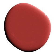 a close up view of a red circle on a white background with the top half showing