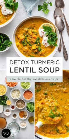 Turmeric Soup Vegan, Dinner Recipes For Liver Health, Detox Southwest Soup, Anti Inflammation Soup Vegan, Soup For Liver Health, Healthy Vegan And Gluten Free Recipes, Golden Mama Healing Stew, Soup Recipes Gut Health, Fall Vegan Soup Recipes