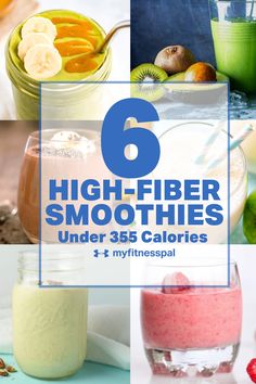 6 high fiber smoothies under 35 calories and 5 myrrespal