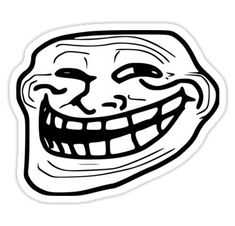 an image of a troll face with the words in india, we don't say no