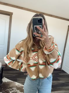 Aztec Sherpa Zip Up Jacket – Cactus Cowgirl Boutique Cowgirl Boutique, Aztec Jacket, Western Outfits Women, Texas Style, Cowgirl Outfits, Country Outfits, Zip Up Jacket, Aztec Print, Cute Fits