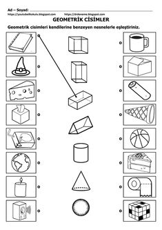 the worksheet for geometric shapes