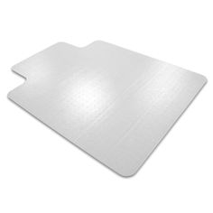 a white mouse pad on a white background