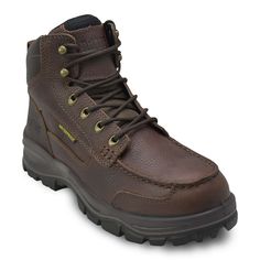 Get the job done in confidence and style with these AdTec men's tumbled leather waterproof work boots.Click this FOOTWEAR GUIDE to find the perfect fit and more! Get the job done in confidence and style with these AdTec men's tumbled leather waterproof work boots. Click this FOOTWEAR GUIDE to find the perfect fit and more! BOOT FEATURES Waterproof construction Oil and slip-resistant outsoleBOOT CONSTRUCTION Leather upper and lining Polyurethane midsole Rubber outsoleBOOT DETAILS Round toe Lace-u Rugged Impact-resistant Work Boots For Outdoor, Rugged Impact Resistant Work Boots For Outdoor, Rugged Steel Toe Work Boots For Outdoor, Rugged Slip-resistant Hiking Boots With Round Toe, Steel Toe Work Boots For Outdoor Activities, Rugged Waterproof Boots With Steel Toe And Moc Toe, Rugged Work Boots With Goodyear Welt Construction For Outdoor, Leather Work Boots Impact Resistant For Outdoor Work, Rugged Waterproof Boots With Impact Resistant Plain Toe