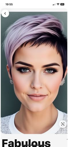 Hair Color For Short Hair Pixie, Pixie Hair Color Ideas, Half Shaved Hairstyles, Short Spiked Hair, Short Sassy Haircuts, Funky Short Hair, Short Spiky Hairstyles, Short Hair Pixie Cuts