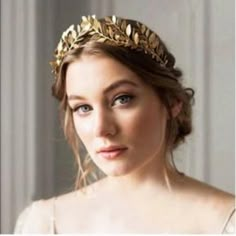 Questions? Leave A Comment Below! Leaf Tiara, Gold Leaf Crown, Vine Headband, Festival Hair Accessories, Leaf Headpiece, Headband Gold, Leaf Crown, Gold Tiara, Tiara Wedding