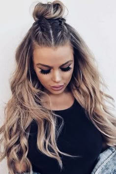 Simple Prom Hair, Easy Hairstyles For Medium Hair, Prom Hairstyles For Short Hair, Prom Hairstyles For Long Hair, Pinterest Hair, Penteado Cabelo Curto, Easy Hairstyles For Long Hair, Long Blonde Hair