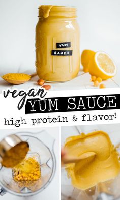 vegan yum sauce high protein and flavor