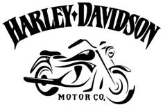 the logo for harley davidson motor co