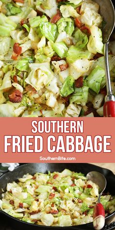 this southern fried cabbage is an easy and delicious side dish