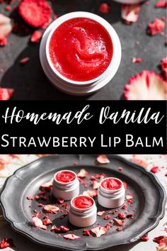 Poopourri Spray, Diy Lipbalm, Vanilla Homemade, Homemade Lip Balm Recipe, Lip Balm Recipe, Balm Recipe, Strawberry Lip Balm, Vanilla Lip Balm