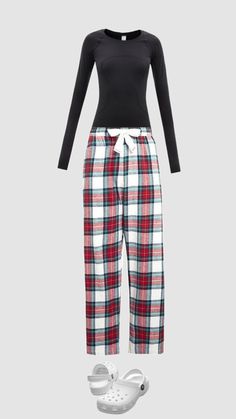 Pajama day fit Plaid Pajama Pants Aesthetic, Plaid Pajama Pants Outfits, Pajama Pants Aesthetic, Pajama Pants Outfit, Pants Preppy, Pants Aesthetic, Pj Outfit, Plaid Pants Outfit, Pajama Day