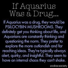 Well.... This is interesting! Aquarius Compatibility, Aquarius Girl, Psilocybin Mushrooms, Zodiac Aquarius