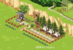 an animal farm is shown in this game