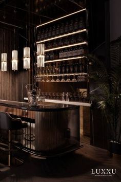 LUXXU Inspirations Whisky Bar Home, Whisky Room, Luxury Bar Design, Zigarren Lounges, Golf Clubhouse, Luxxu Modern Design Living, Bar Display