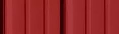 a red background with vertical lines