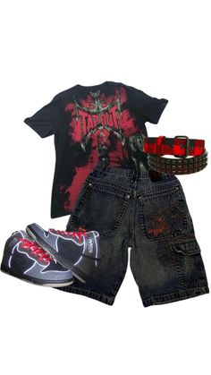 i luv doom Silly Clothes, 2000s Streetwear, Street Fashion Men Streetwear, Fits Clothes, Fashion Aesthetics, Easy Trendy Outfits, Wardrobe Style, Cute Simple Outfits